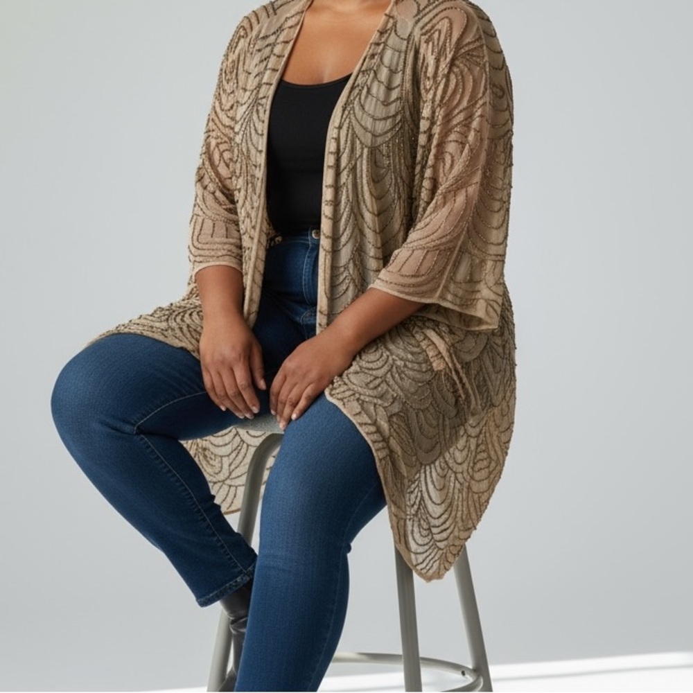 ASOS Beaded Cardigan size 14